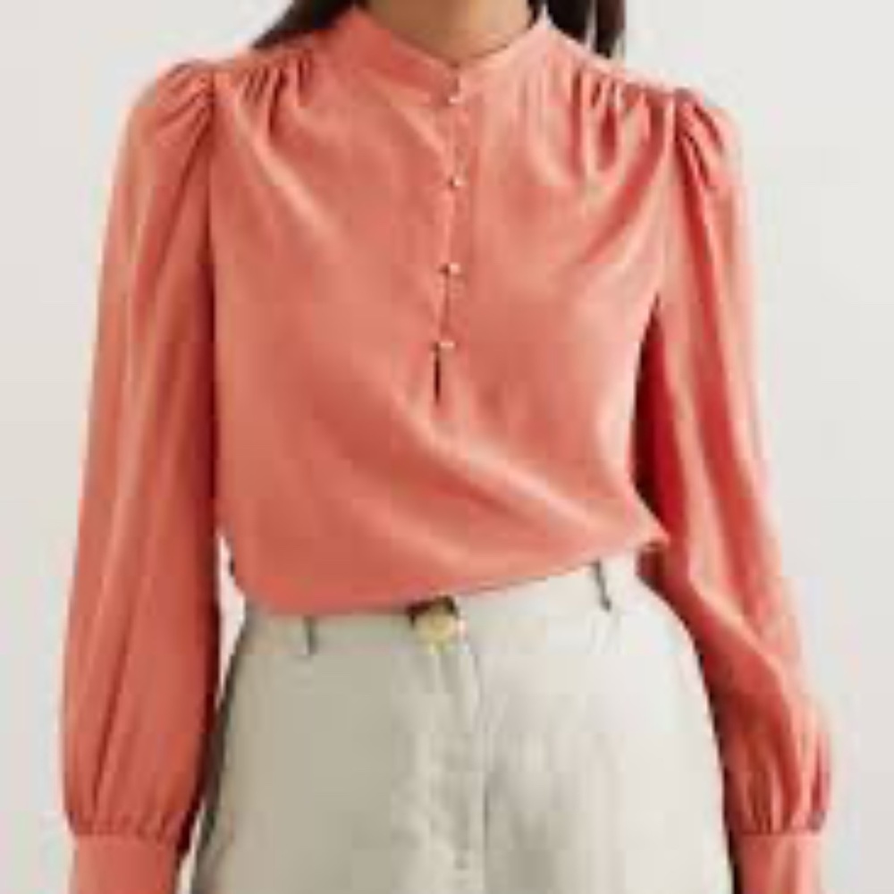 vanessa bruno silk blouse
